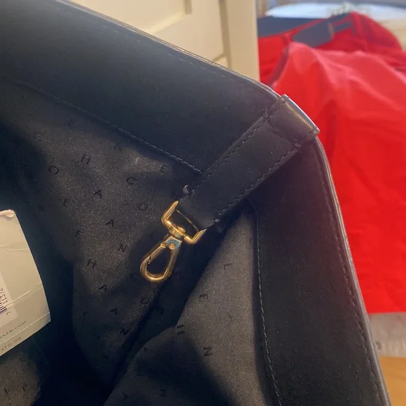 Cole Haan women’s large black leather tote NWT - Picture 7 of 14